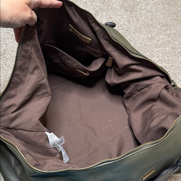 Rachel Zoe | Began Leather Macy Duffle-bag in Olive Green - Picture 10 of 14